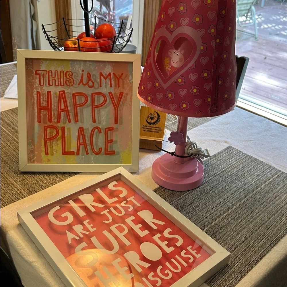 Girls room bundle 2 framed prints